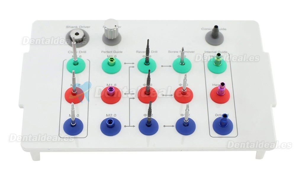 Kit Universal de Extracci&oacute;n de Tornillos Fracturados para Implantes Dentales